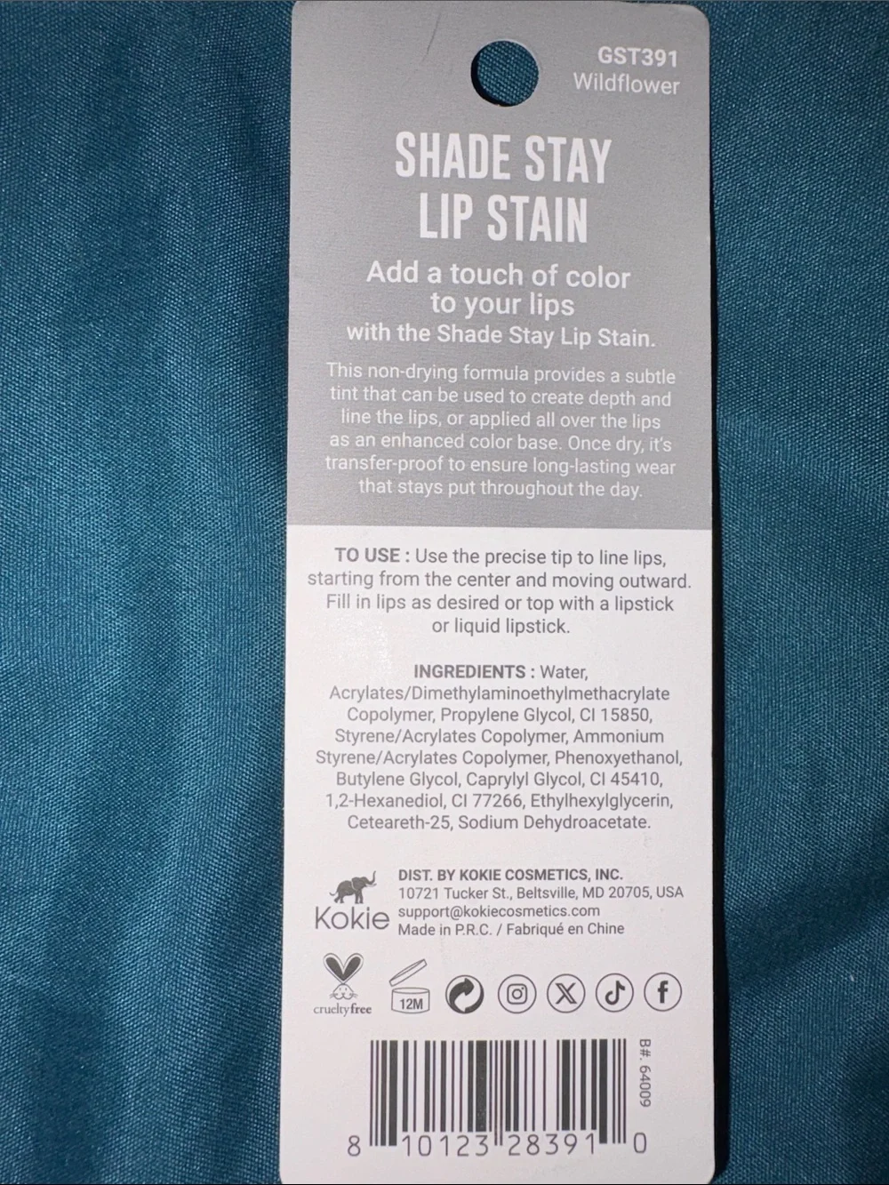 FREE Bag - Kokie Makeup Bundle — Mascara, Lip Stain, Eyeliner, Setting Powders